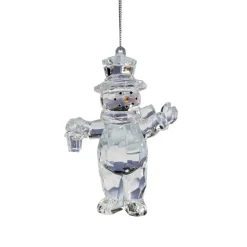 Baumschmuck Aus Acrylglas-Schneemann mit Laterne, Acryl