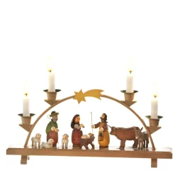 Käthes Original Weihnachtsdeko Holz|Schwibbogen Weihnachten-Schwibbogen "Weihnachtsabend"