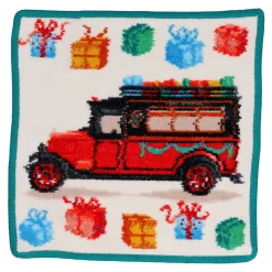 Rothenburg Motive|Wohndeko-Seiftuch "Käthe Wohlfahrt Express"