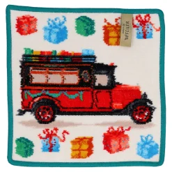 Rothenburg Motive|Wohndeko-Seiftuch "Käthe Wohlfahrt Express"