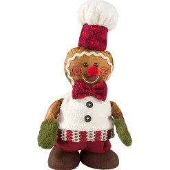 Spieluhr Weihnachten|Standfiguren-Singender Lebkuchen