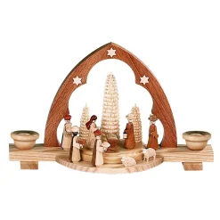 Müller Kleinkunst Schwibbogen Weihnachten-Spitzbogen "Christi Geburt",