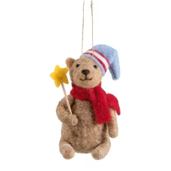 Baumschmuck Aus Filz-Teddy aus Filz