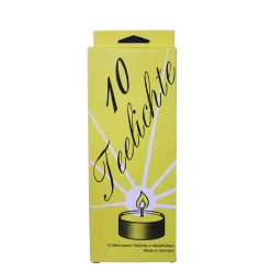 Zubehör & Ersatzteile-Teelichter, weiß (10 Stück)