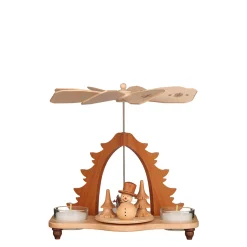 Christian ULBRICHT Weihnachtspyramiden-Teelicht-Pyramide "Schneemann"