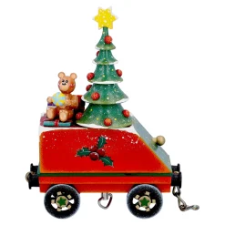 Käthes Original Spieluhr Weihnachten|Räuchermänner-Waggon Tender, Spieldose