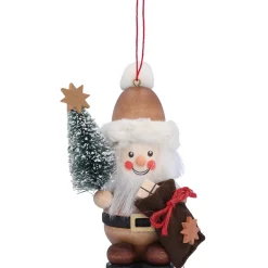 Christian ULBRICHT Christbaumschmuck Holz-Weihnachtsmann, Holz-Baumbehang