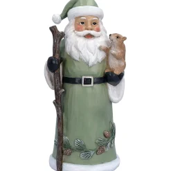 Standfiguren-Weihnachtsmann mit Eichhörnchen, Standfigur