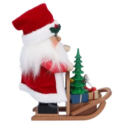 Christian ULBRICHT Räuchermänner-Weihnachtsmann mit Schlitten, Räuchermännchen