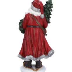 Standfiguren-Weihnachtsmann mit Weihnachtsbaum, Standfigur